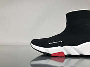 Balenciaga Speed Trainer Triple Black And Red shoes - 5