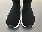 Balenciaga Speed Trainer Triple Black And Red shoes - 3