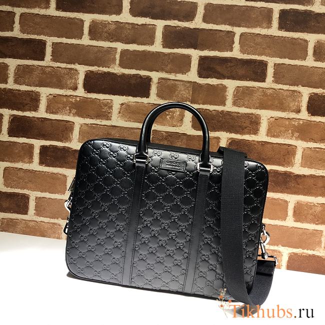 Gucci GG Embossed Briefcase 450944 Size 38 x 29 x 4 cm - 1