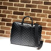 Gucci GG Embossed Briefcase 450944 Size 38 x 29 x 4 cm - 1