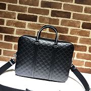 Gucci GG Embossed Briefcase 450944 Size 38 x 29 x 4 cm - 6