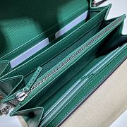 Gucci Dionysus Leather Mini Chain Bag Green 401231 Size 20 x 13.5 x 3 cm - 2