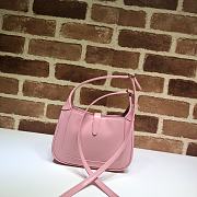 Gucci Blue Jackie 1961 Mini Cross Body Bag Light Pink 637091 Size 19 x 13 x 3 cm - 2