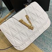 Versace Virtus Embroidered Sheepskin White 2002 Size 24 x 9 x 16.5 cm - 3