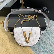 Versace Medusa Waist Bag Crossbody White 1002 Size 18 x 4 x 14 cm - 1