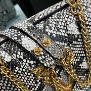 Versace Virtus Python pattern Shoulder Bag 2002 Size 24 x 9 x 16.5 cm - 5