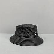 Celine Hat 60585 Sheepskin Black - 5