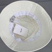 Celine Letter Fisherman Hat White 60585  - 4