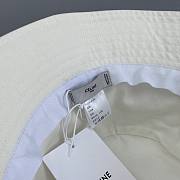 Celine Letter Fisherman Hat White 60585  - 3