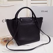 Celine Calfskin Handbag Black 183313 Size 24 x 26 x 22 cm - 6