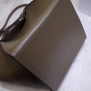 Celine Calfskin Handbag Dark Brown 183313 Size 24 x 26 x 22 cm - 6