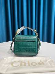 Chloe Mini C Bag In Blue Navy Size 16.5 x 5 x 14 cm - 6