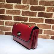 Gucci Marina Small Leather Red 576423 Size 18 x 14 x 8 cm - 4