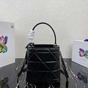 Prada Calfskin Bucket Bag 1BA319 Size 21.5 x 20 x 12.5 cm - 5