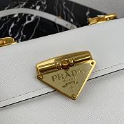 Prada Messenger Bag White 1BD270 Size 20 x 14 x 7 cm - 3