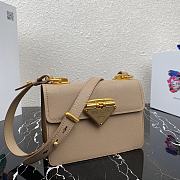 Prada Messenger Bag Beige 1BD270 Size 20 x 14 x 7 cm - 2