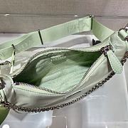 Prada Nylon Hobo Hand-Carried/Underarm Bag Light Green 1BH204 Size 22 x 12 x 6 cm - 6