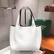 Prada Bucket Bag White 1BG335 Size 25 x 21.5 x 14 cm - 3