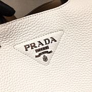 Prada Bucket Bag White 1BG335 Size 25 x 21.5 x 14 cm - 2