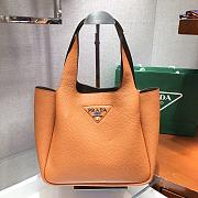 Prada Bucket Bag Orange 1BG335 Size 25 x 21.5 x 14 cm - 1