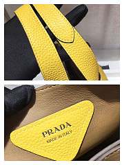 Prada Bucket Bag Yellow 1BG335 Size 25 x 21.5 x 14 cm - 2