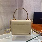 Prada Handbag Beige 1BD021 Size 20 x 17 x 8.5 cm - 4