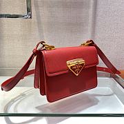 Prada Single-shoulder Red 1BD270 Size 20 x 14 x 7 cm - 3