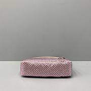 Prada Hobo Underarm Bag Pink 6641 Size 22 x 12 x 6 cm - 5