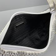 Prada Hobo Underarm Bag White 6641 Size 22 x 12 x 6 cm - 5