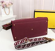 Fendi Canvas Hollow Embroidery F0608 Size 38 x 34 x 20 cm - 6