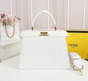 Fendi Handbag White F516 Size 33 cm - 1