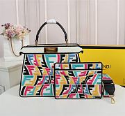 Fendi Handbag Multi Color F516 Size 33 cm - 1