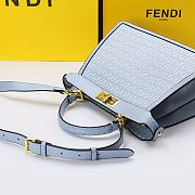 Fendi Peekaboo Blue Size 33 x 12 x 24 cm - 4