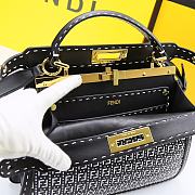 Fendi Peekaboo Black Size 33 x 12 x 24 cm - 2