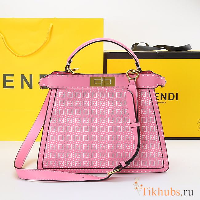 Fendi Peekaboo Pink Size 33 x 12 x 24 cm - 1