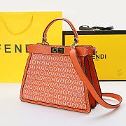 Fendi Peekaboo Orange Size 33 x 12 x 24 cm - 4