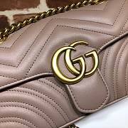 Gucci Shoulder GG Marmont Mini Milk Tea 446744 23 x 13 x 6 cm - 6