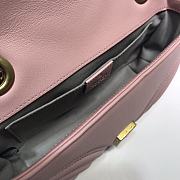 Gucci Shoulder GG Marmont Mini Light Pink 446744 23 x 13 x 6 cm - 3