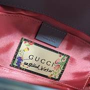 Gucci Shoulder GG Marmont Mini Blue Painted 446744 23 x 13 x 6 cm - 6