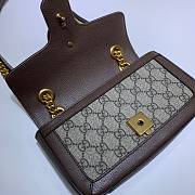 Gucci Marmont Shoulder Bag Brown 446744 Size 23 x 14 x 6 cm - 3