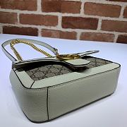 Gucci Marmont Shoulder Bag Brown White 446744 Size 23 x 14 x 6 cm - 3