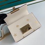 GUCCI Padlock Bee Star Small Shoulder Bag Beige 432182 Size 20 x 12.5 x 8 cm - 5