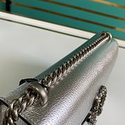 Gucci Dionysus Silver Bag 499623 Size 25 x 13.5 x 7 cm - 3