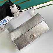 Gucci Dionysus Silver Bag 499623 Size 25 x 13.5 x 7 cm - 2