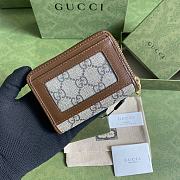 Gucci Wallet GG Marmont Brown 658549 Size 11.5 x 8.5 x 3 cm - 3