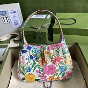 Gucci Artist Ken Scott Print Series Jackie 1961 Series Small Handbag 636709 Size 28 x 19 x 4.5 cm - 1