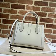 GG Jackie 1961 Medium Tote Bag White 649016 Size 30 x 24 x 12 cm - 4