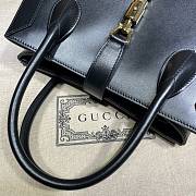 GG Jackie 1961 Medium Tote Bag Black 649016 Size 30 x 24 x 12 cm - 5