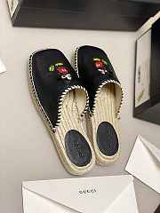  Gucci Slippers Mickey Black  - 6