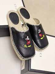  Gucci Slippers Mickey Black  - 3